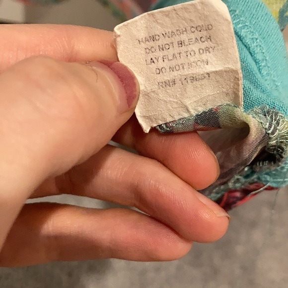 Iris & Navy Teal ELEPHANT 🐘 Tank Top - Picture 8 of 8